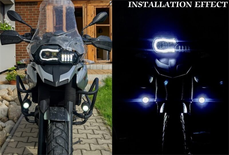 LED Headlight Assembly for BMW F800GS / F800GS ADV / F800R / F700GS / F650GS - Image 4