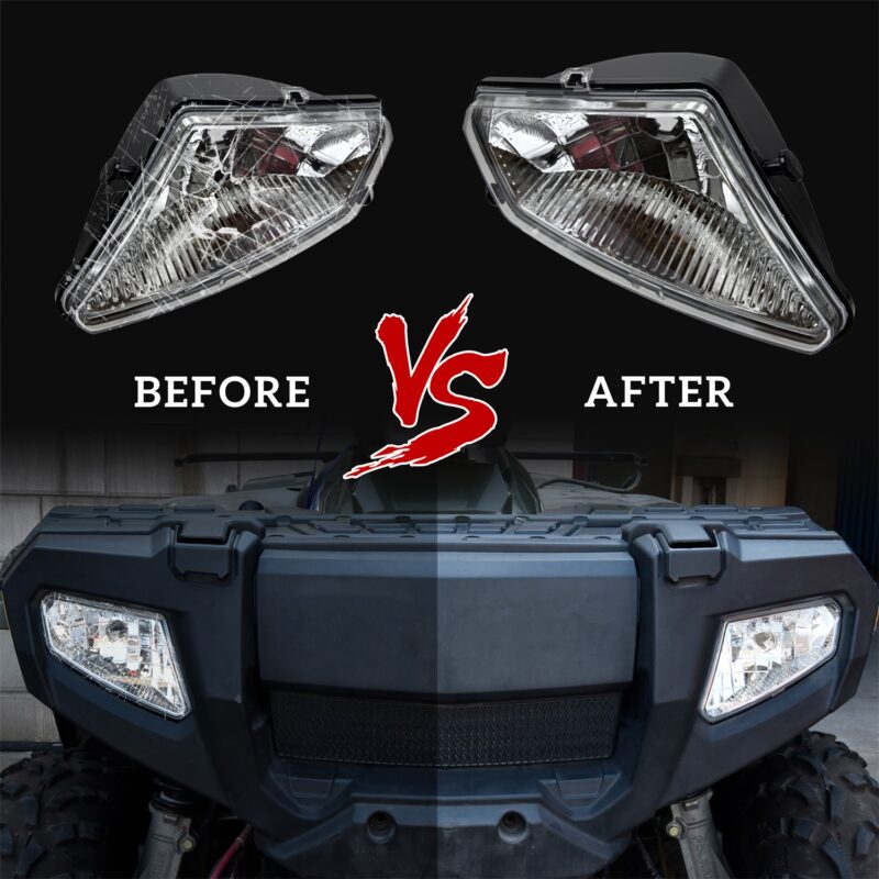 Headlight Housings for Polaris Sportsman 500 HO EFI TOURING 2005-2010 - Image 5