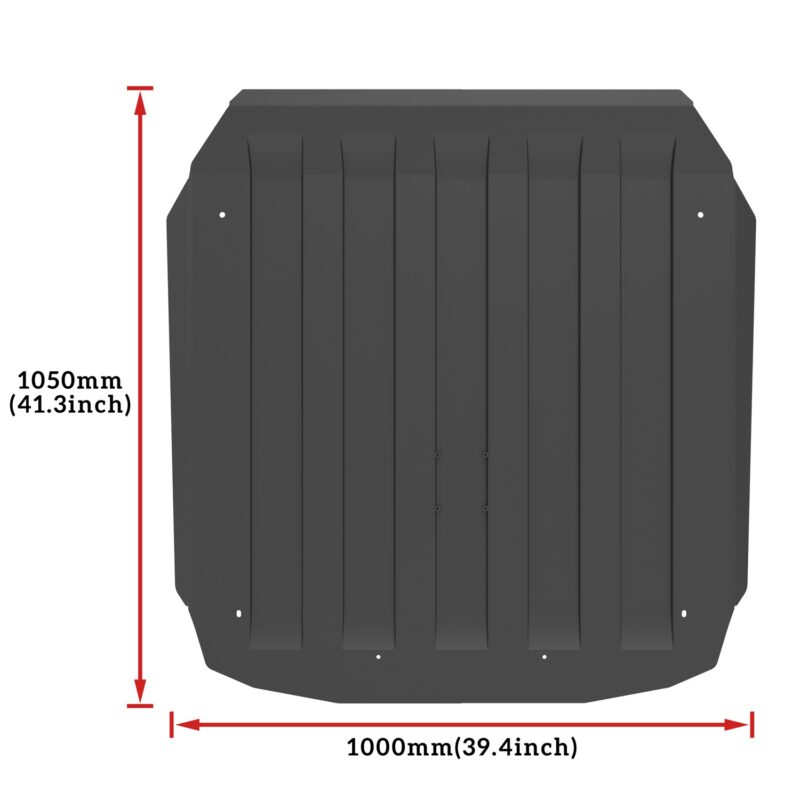 Hard Roof Top Sun Visor Cover for Polaris RZR 900 S 1000 XP Turbo Trail - Image 6