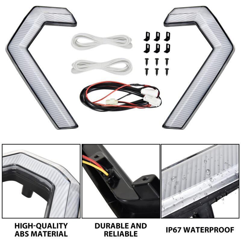 Front Grille Accent Lights for Honda Talon 1000R 1000X 1000X-4 2022-2023 - Image 5