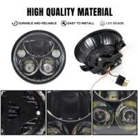 LED Headlights with Halo Ring DRL for Yamaha Viking/Viking VI 2018-2023 - Image 4