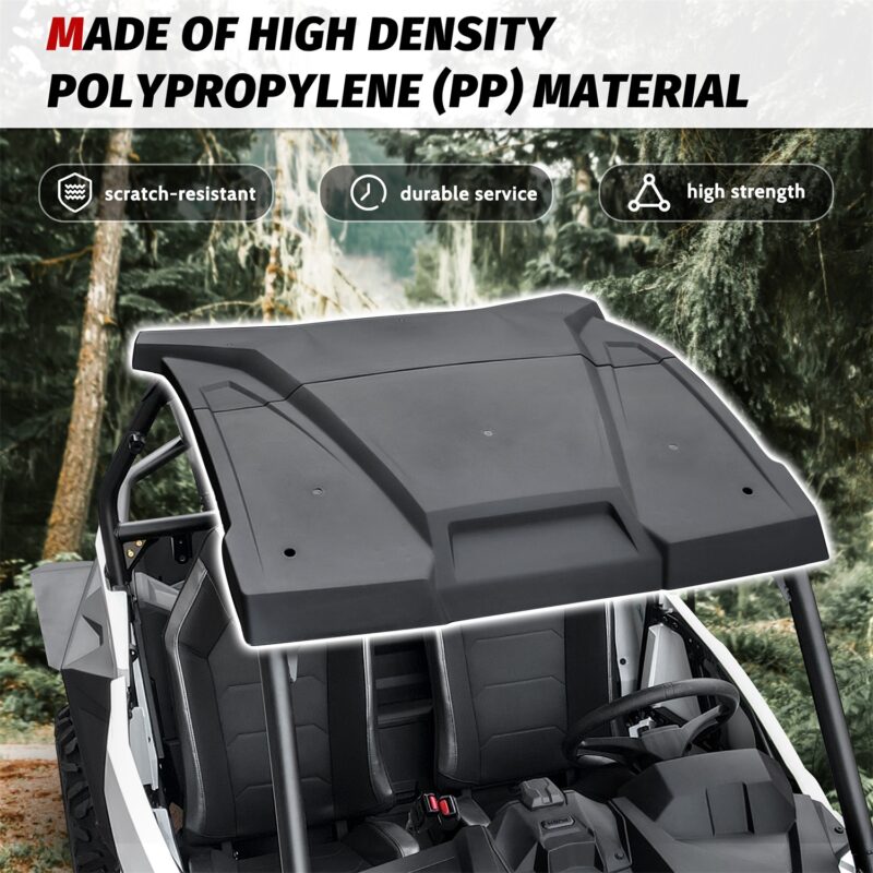 Sport Roof Dustproof Hard Coat Lock & Ride Poly 2-piece Combination Roof for Polaris RZR Trail S 900 1000 Ultimate/Premium/Sport 2020+( 2884729) - Image 2