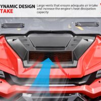 Sport Hood Scoop with Mesh for Honda Pioneer 1000 3P 5P 6P 2016-2024 - Image 2