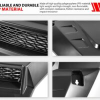 Sport Hood Scoop with Mesh for Honda Pioneer 1000 3P 5P 6P 2016-2024 - Image 3
