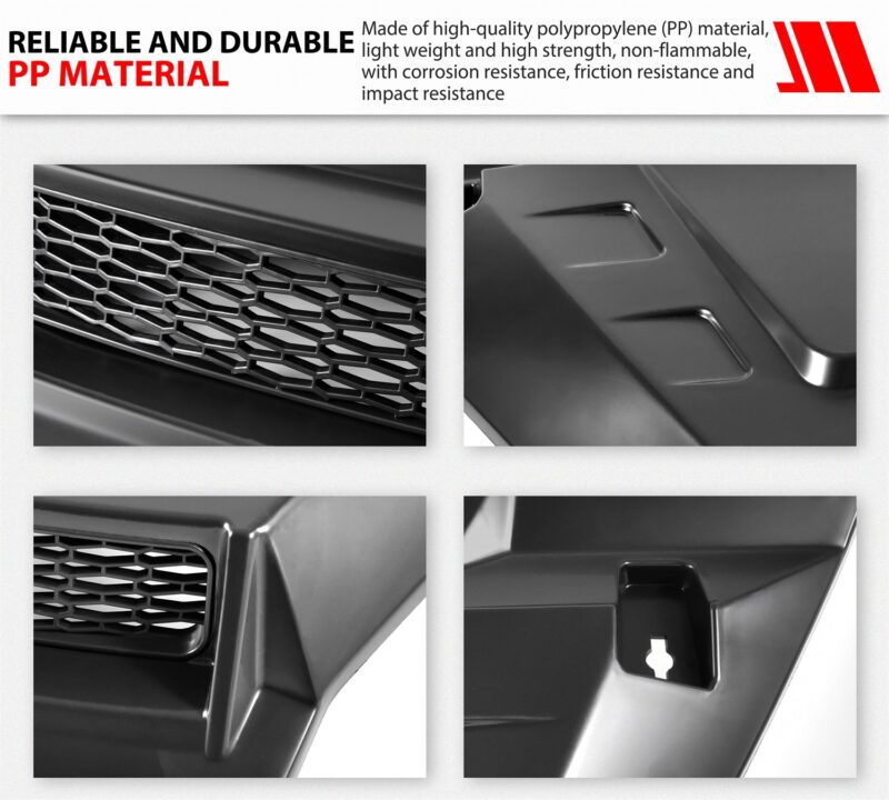 Sport Hood Scoop with Mesh for Honda Pioneer 1000 3P 5P 6P 2016-2024 - Image 3