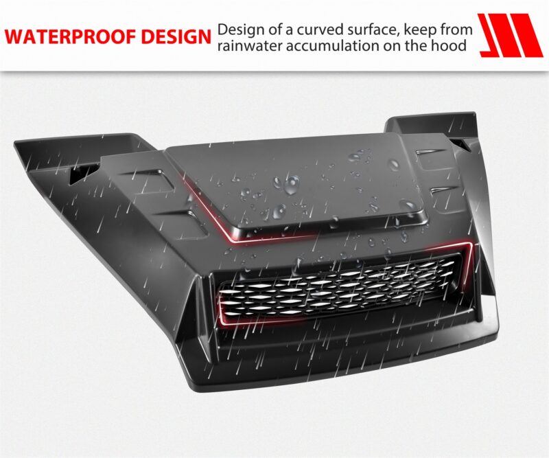 Sport Hood Scoop with Mesh for Honda Pioneer 1000 3P 5P 6P 2016-2024 - Image 4