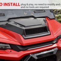 Sport Hood Scoop with Mesh for Honda Pioneer 1000 3P 5P 6P 2016-2024 - Image 5