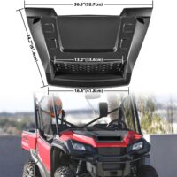 Sport Hood Scoop with Mesh for Honda Pioneer 1000 3P 5P 6P 2016-2024 - Image 6
