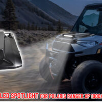 Sport Hood Scoop with LED Spotlight for Polaris Ranger XP 1000/ Ranger 1000 XP Crew 2018+ - Image 8