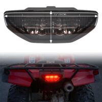 Smoked Black LED Taillight Assembly Rear Brake Stop Light Tail Lamp for Honda Pioneer 500 MUV700 TRX250 300 400EX 2005-2024 - Image 8