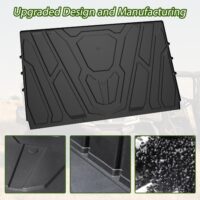 TPE Cargo Bed Mat Liner All Weather Protection Rubber Slush Liner for CFMOTO UFORCE 1000 2019-2024/1000 XL 2022-2024 - Image 3
