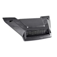 Sport Hood Scoop with Mesh Carbon Fiber Pattern Hood Scoop with Grille Kit Front Hood Cover for Honda Pioneer 1000 1000-5 1000-6 2016-2025 - Image 7