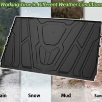 TPE Cargo Bed Mat Liner All Weather Protection Rubber Slush Liner for CFMOTO UFORCE 1000 2019-2024/1000 XL 2022-2024 - Image 7