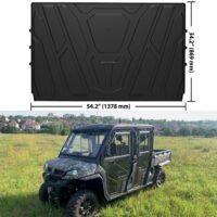 TPE Cargo Bed Mat Liner All Weather Protection Rubber Slush Liner for CFMOTO UFORCE 1000 2019-2024/1000 XL 2022-2024 - Image 8