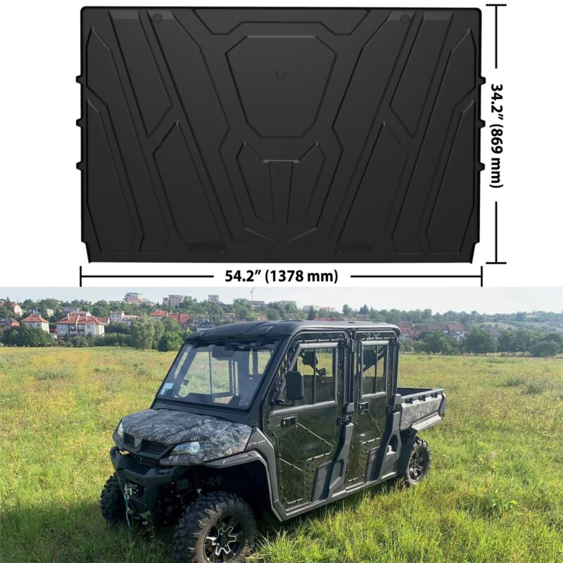 TPE Cargo Bed Mat Liner All Weather Protection Rubber Slush Liner for CFMOTO UFORCE 1000 2019-2024/1000 XL 2022-2024 - Image 8