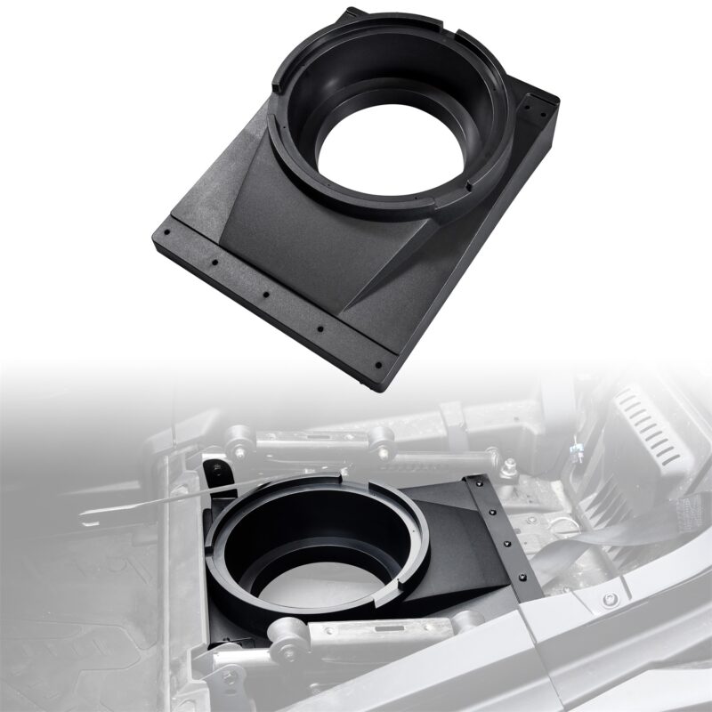 10" Under Seat Speaker Pod Panel for Can-Am Maverick R MAX X RS 2024+ Models