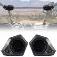 One Pair Front Roof 5.25" Speakers Pods Holder for Can-Am Maverick Trail Sport / Commander 2018-2025