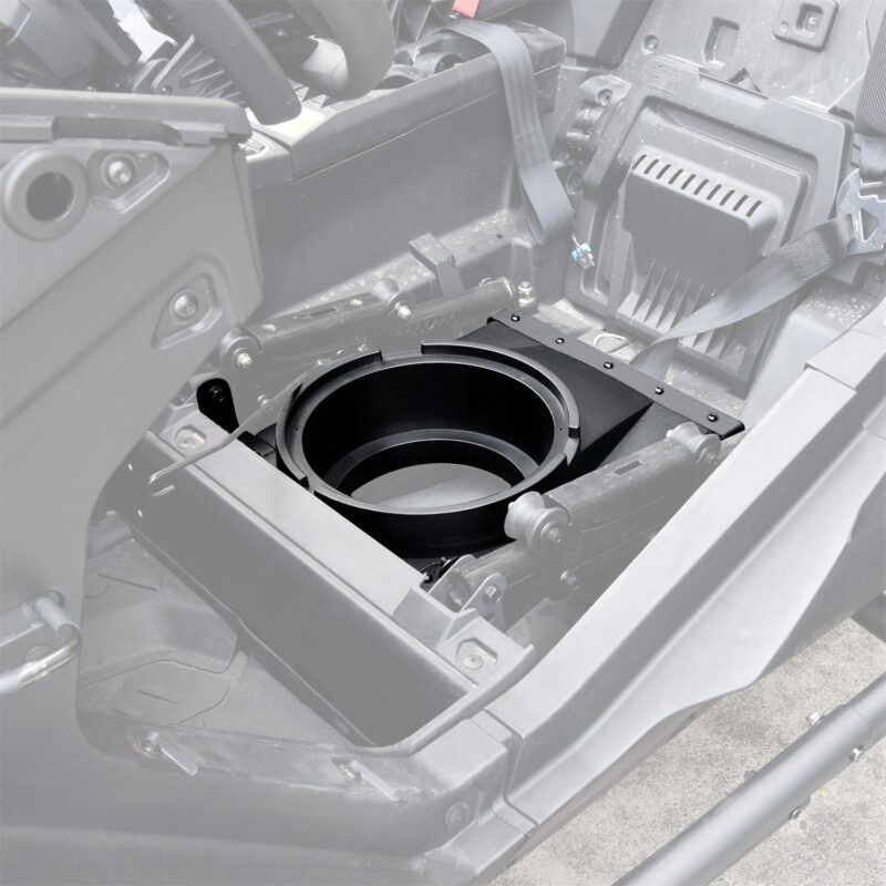 10" Under Seat Speaker Pod Panel for Can-Am Maverick R MAX X RS 2024+ Models - Image 2