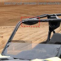 One Pair Front Roof 5.25" Speakers Pods Holder for Can-Am Maverick Trail Sport / Commander 2018-2025 - Image 2