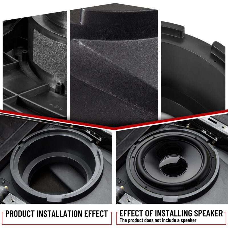 10" Under Seat Speaker Pod Panel for Can-Am Maverick R MAX X RS 2024+ Models - Image 3