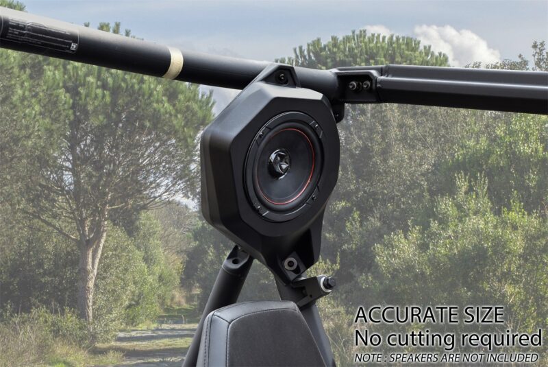 One Pair Rear Roof 6.5" Speakers Pods Holder for Can-Am Maverick Trail Sport / Commander 2018-2025 - Image 6