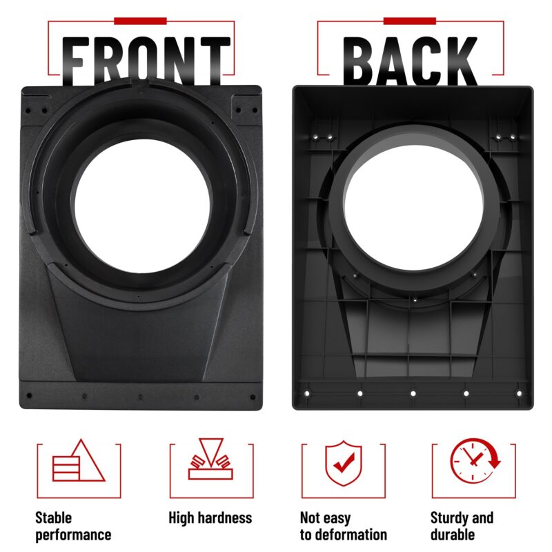 10" Under Seat Speaker Pod Panel for Can-Am Maverick R MAX X RS 2024+ Models - Image 7