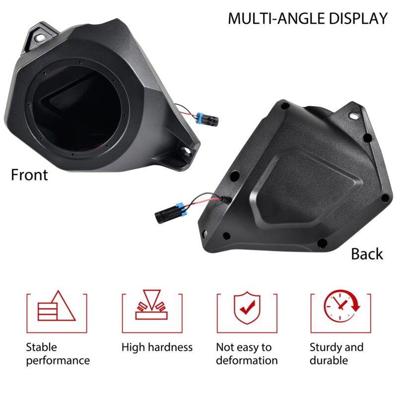 One Pair Rear Roof 6.5" Speakers Pods Holder for Can-Am Maverick Trail Sport / Commander 2018-2025 - Image 7