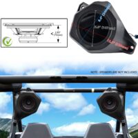 One Pair Rear Roof 6.5" Speakers Pods Holder for Can-Am Maverick Trail Sport / Commander 2018-2025 - Image 8