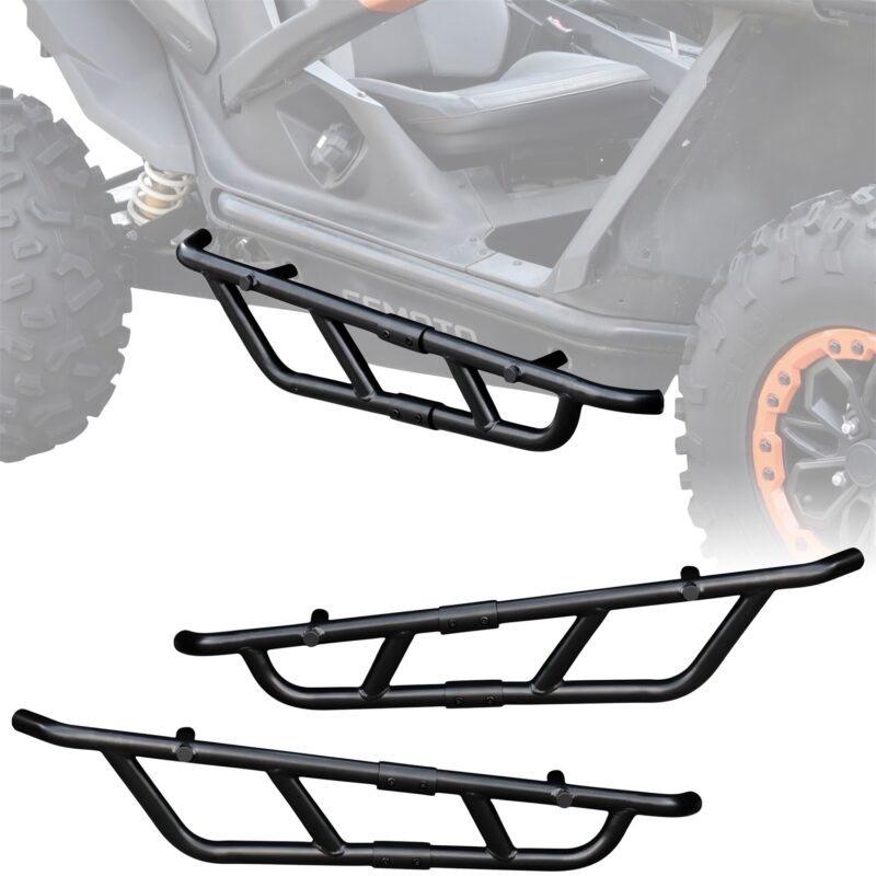 Nerf Bars Rock Sliders Side Bumper Protector Guard Side Steps Low Profile Tree Kickers for CFMOTO ZForce 950 HO EX Sport 2020-2024 Accessories, Replace# 5BY#-801300-1000