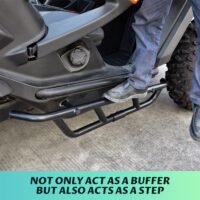 Nerf Bars Rock Sliders Side Bumper Protector Guard Side Steps Low Profile Tree Kickers for CFMOTO ZForce 950 HO EX Sport 2020-2024 Accessories, Replace# 5BY#-801300-1000 - Image 2