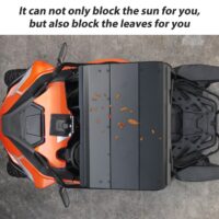 Aluminum Hard Roof Top Black Combined Roof Shading Panel Heavy Duty Hard Sun Visor Top Cover for CFMOTO ZForce 950 HO EX/HO Sport/Sport 2020-2024 Accessories - Image 2