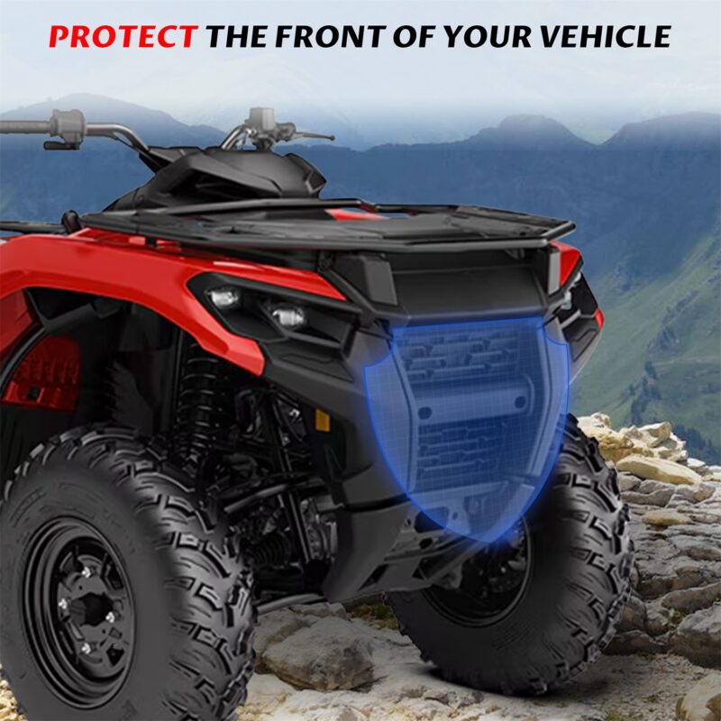 Front Fascia Black Combination Front Facia Kit Front Brush Guard Bumper for Can Am Outlander 500 700 PRO 2023 2024 2025 Accessories, Replace #705013201 - Image 2