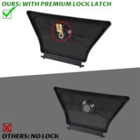 Tool Box Cover with Lock Latch Rear Storage Box Cover Back Cargo Lid for Polaris Sportsman 450 500 570 700 800 Touring 2006-2024 Accessories, Replace #5436349 - Image 3