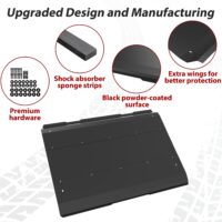 Aluminum Hard Roof Top Black Combined Roof Shading Panel Heavy Duty Hard Sun Visor Top Cover for CFMOTO ZForce 950 HO EX/HO Sport/Sport 2020-2024 Accessories - Image 3