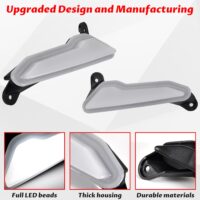 LED Front Bumper Lights Front Fascia Accent Auxiliary Lamp DRL Sequential Turn Signal Light for Can Am Outlander 500 700 PRO 2023 2024 2025 Accessories - Image 3