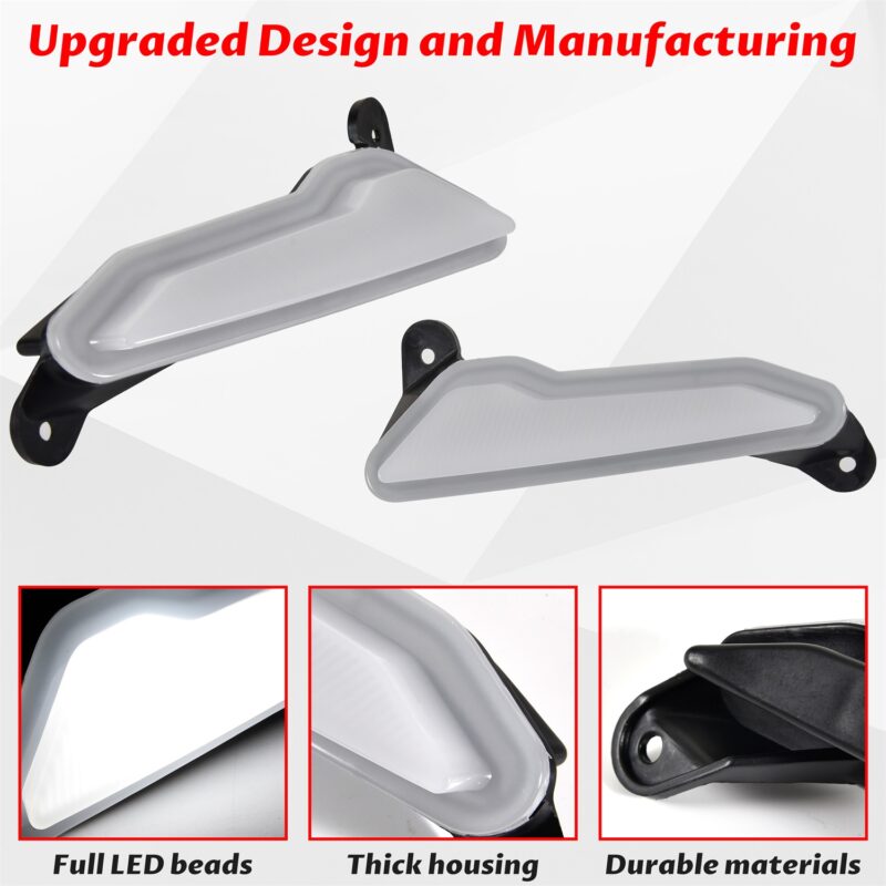 LED Front Bumper Lights Front Fascia Accent Auxiliary Lamp DRL Sequential Turn Signal Light for Can Am Outlander 500 700 PRO 2023 2024 2025 Accessories - Image 3