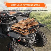 Bed Enclosure Heavy Duty Steel Rear Rack Extender Secure The Cargo Anchor Points Rear Storage Tailgate Rack for CFMOTO ZForce 950 HO EX Sport 2020-2024 - Image 3