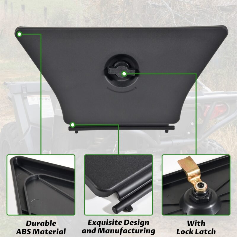 Tool Box Cover with Lock Latch Rear Storage Box Cover Back Cargo Lid for Polaris Sportsman 450 500 570 700 800 Touring 2006-2024 Accessories, Replace #5436349 - Image 4
