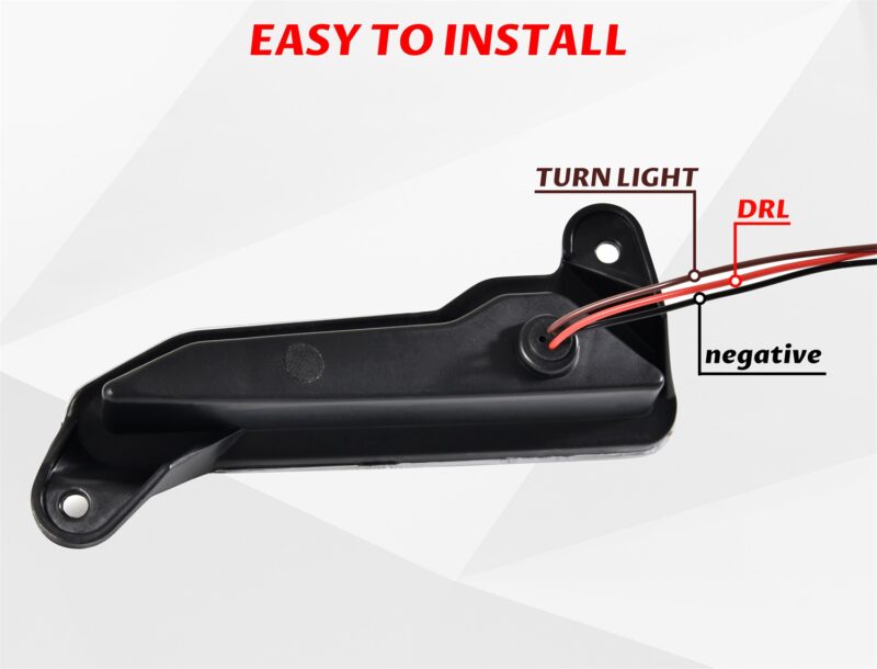 LED Front Bumper Lights Front Fascia Accent Auxiliary Lamp DRL Sequential Turn Signal Light for Can Am Outlander 500 700 PRO 2023 2024 2025 Accessories - Image 4