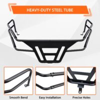 Bed Enclosure Heavy Duty Steel Rear Rack Extender Secure The Cargo Anchor Points Rear Storage Tailgate Rack for CFMOTO ZForce 950 HO EX Sport 2020-2024 - Image 4