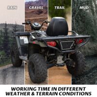 Tool Box Cover with Lock Latch Rear Storage Box Cover Back Cargo Lid for Polaris Sportsman 450 500 570 700 800 Touring 2006-2024 Accessories, Replace #5436349 - Image 5