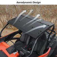 Aluminum Hard Roof Top Black Combined Roof Shading Panel Heavy Duty Hard Sun Visor Top Cover for CFMOTO ZForce 950 HO EX/HO Sport/Sport 2020-2024 Accessories - Image 5