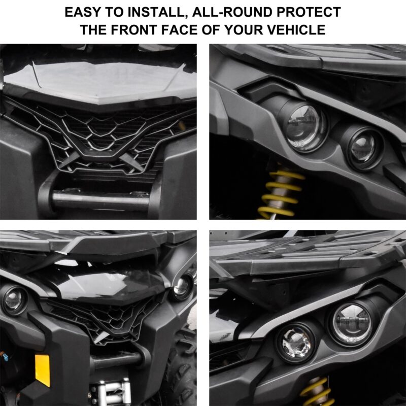 Combination Front Facia Kit Front Brush Guard Bumper for Can Am Outlander 570 650 800 850 1000 2012-2022 Accessories, Replace #705013201 - Image 5