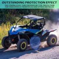 Nerf Bars Rock Sliders Side Bumper Protector Guard Side Steps Low Profile Tree Kickers for CFMOTO ZForce 950 HO EX Sport 2020-2024 Accessories, Replace# 5BY#-801300-1000 - Image 6