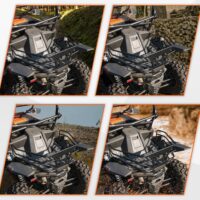 Bed Enclosure Heavy Duty Steel Rear Rack Extender Secure The Cargo Anchor Points Rear Storage Tailgate Rack for CFMOTO ZForce 950 HO EX Sport 2020-2024 - Image 6