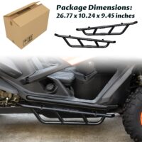 Nerf Bars Rock Sliders Side Bumper Protector Guard Side Steps Low Profile Tree Kickers for CFMOTO ZForce 950 HO EX Sport 2020-2024 Accessories, Replace# 5BY#-801300-1000 - Image 7