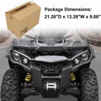 Combination Front Facia Kit Front Brush Guard Bumper for Can Am Outlander 570 650 800 850 1000 2012-2022 Accessories, Replace #705013201 - Image 7