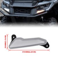 LED Front Bumper Lights Front Fascia Accent Auxiliary Lamp DRL Sequential Turn Signal Light for Can Am Outlander 500 700 PRO 2023 2024 2025 Accessories - Image 8