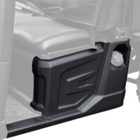 Black Rear Left Hand Fender With Rocker for Polaris Ranger Crew 570 XP 570 Full-Size/Ranger Crew XP 900/Ranger Crew XP 1000/Ranger CREW Diesel 2014-2019 (Rear Left Side, Replace #5450359-070)