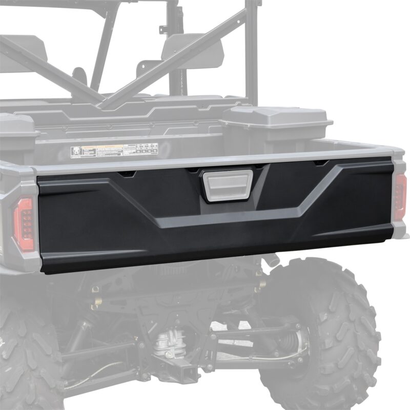 Black Tailgate Outer Panel for Polaris Ranger XP 1000 2017-18/Ranger XP 570 900 2016-19/Ranger 570 Full Size 2020-25/CREW XP 570-6 2016-20/BRUTUS/Diesel Crew